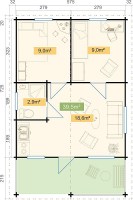 садовый домик 271